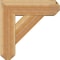 Ekena Millwork Traditional Craftsman Rough Sawn Bracket w/ Offset Brace, Western Red Cedar, 8"W x 24"D x 24"H BKT0806X24X24TRA04RWR - alternate 2